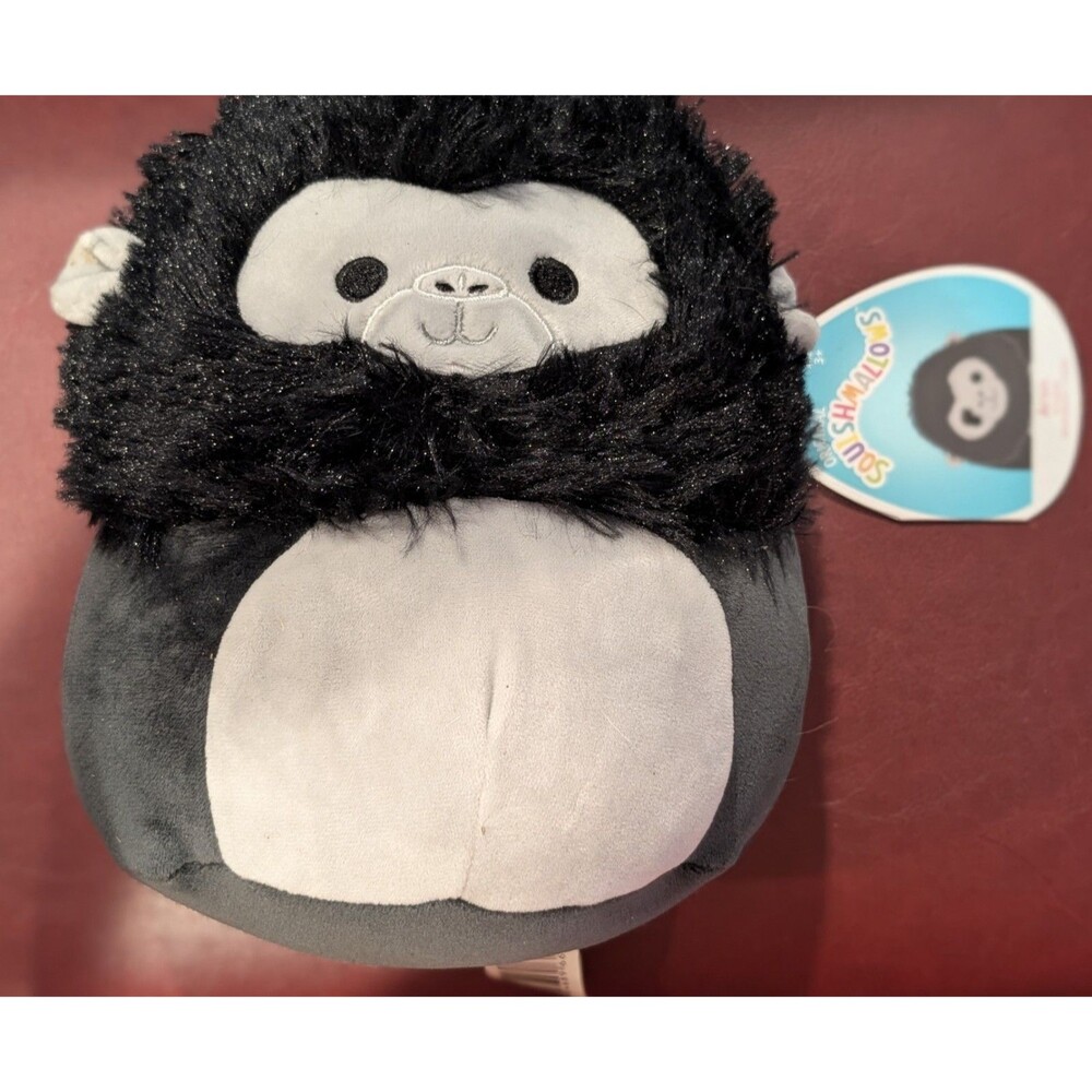 Squishmallow Aron the Gorilla 9" Plush  - Black, Soft